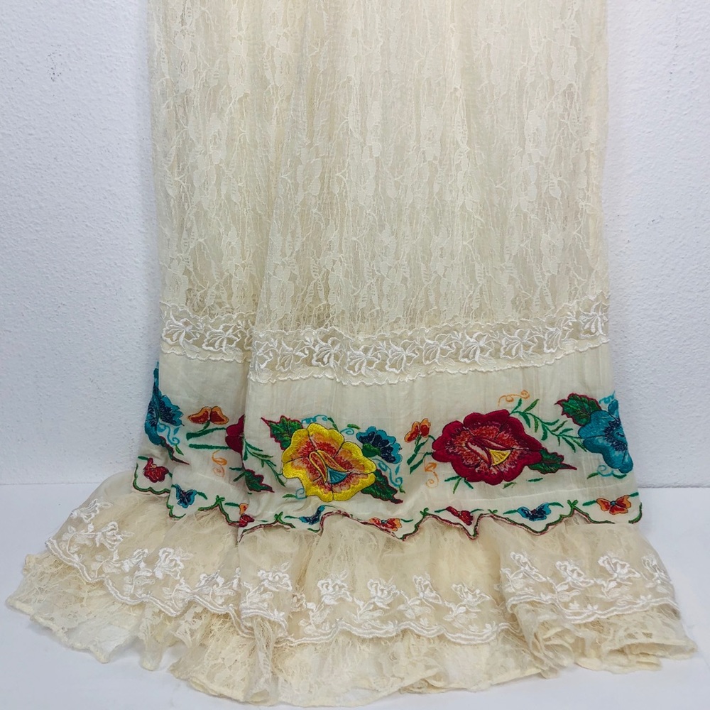 NWOT FP Lace Embroidered Fiesta Fleur Slip S - Picture 8 of 8